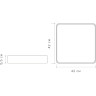 Светильник светодиодный потолочный JAZZWAY PPB SCANDIC-S 54W 4000K GR IP20 5037274